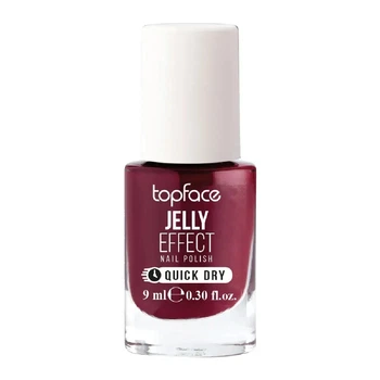 Лак для нігтів Jelly Effect TpoFace PT110 №070 Коричнево-вишневий, 9 мл