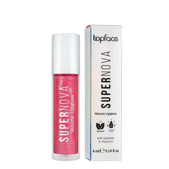 Блиск для губ Supernova Volume TopFace PT209 №018 Рожева фуксія сяйво, 4 мл