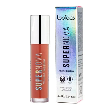 Блиск для губ Supernova Volume TopFace PT209 №014 Червоно-коричневий, 4 мл