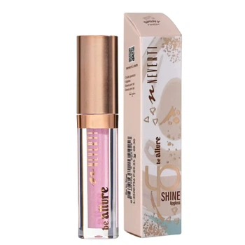 Блиск для губ шимерний SHINE Lipgloss Neverti NP803 №002 Бомба! Світло-рожевий, 3 мл