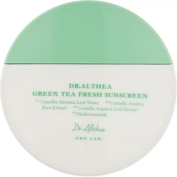 Легкий сонцезахисний крем з екстрактом зеленого чаю Dr. Althea Green Tea Fresh Sunscreen 45 мл
