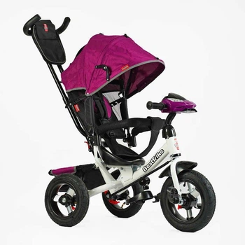 Дитячий триколісний велосипед Best Trike 3390 37-633 з надувними колесами, пультом та USB