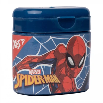 Точилка подвійна "YES" /620550/ "Marvel.Spiderman" з контейнером, з кришкою (24 штук/упаковка)