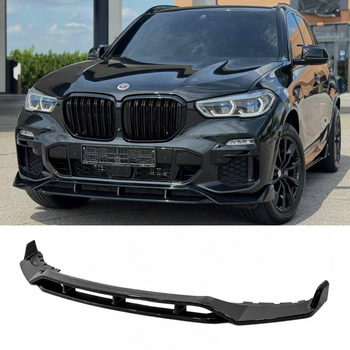 Обвіс накладка переднього бампера Paradigma BMW X5 G05 2018-2022 чорний глянець для BMW X5 G05 2019- (8940)