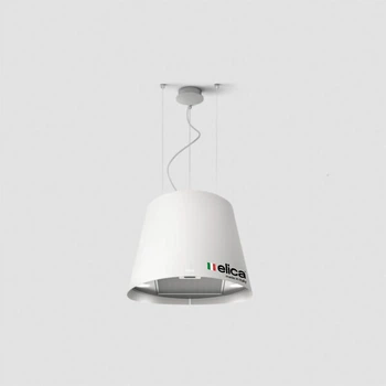 Потолочная островная вытяжка Elica JUNO WH/F/50 Белая люстра-вытяжка