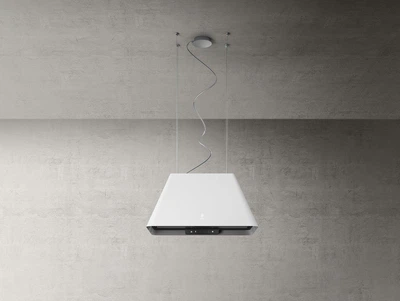 Потолочная островная вытяжка Elica IKONA LIGHT WH/F/60 Белая люстра-вытяжка