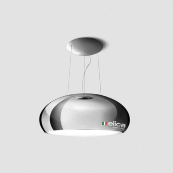 Потолочная островная вытяжка Elica SEASHELL IX/F/80 Нержавеющая сталь люстра-вытяжка
