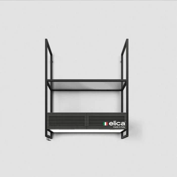 Потолочная островная вытяжка Elica OPEN SUITE SUPERIOR BL/F/80 Черный глянец