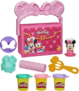 Набор для творчества с массой для лепки Hasbro Play-Doh Disney Junior Набор для путешествий On-the-Go Bakery (G2326_G3108)