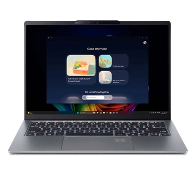 Ноутбук Ноутбук Acer Swift Go 14 AI SFG14-64-R46P OLED 14" Ryzen AI 5 340 32GB ОПЕРАТИВНА ПАМ'ЯТЬ 1TB Диск SSD Win11 Срібний Функції AI
