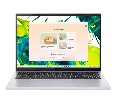 Ноутбук Acer Aspire Go 16 AG16-71P 16" Core 5 120U 32GB оперативної пам'яті 1TB Диск SSD Win11 Срібний Функції ШІ