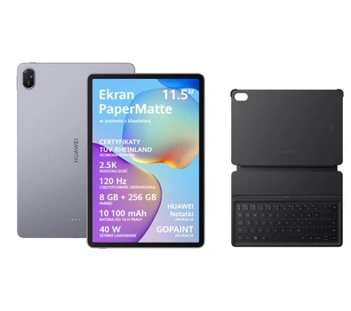 Планшет Huawei MatePad 11,5" 2025 8/256ГБ Wi-Fi Сірий + Клавіатура Чорна