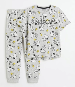 Піжама для дівчинки Peanuts Снупі футболка та штани BS001314, розмір 146-152