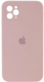 Чохол Silicone Premium case з захистом камери для iPhone 11 Pro Max Full Camera Protective pink sand 9585