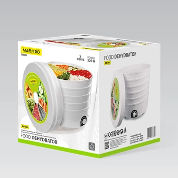 Сушилка для овощей и фруктов Maestro MR-766 (20л, 520Вт)