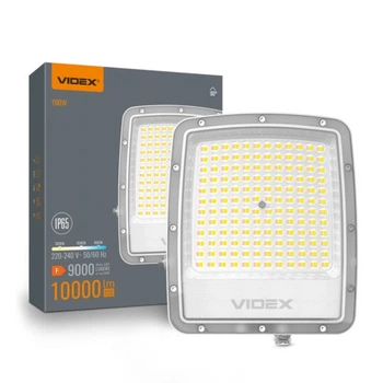 Прожектор Videx F5 100W 3000-5000-6500K 230V White (VL-F5-100CW) VIDEX VL-F5-100CW 1058079