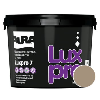 Фарба інтер'єрна Aura Luxpro 7 RAL 1019 (сіро-бежевий) шовковисто-матова TR 2,25 л