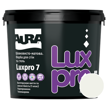 Краска интерьерная Aura Luxpro 7 RAL 9016 (ярко-белый) шелковисто-матовая 4,75 л