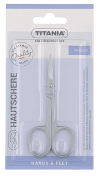 Ножницы маникюрные для удаления кутикул из стали INOX TITANIA 1090/10H