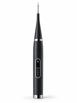 Скалер ультразвуковий, зубна щітка ультразвукова електрична Electric Teeth Cleaner IPX6 чорний