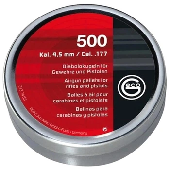 Пульки RWS GECO Diabolo 4,5 мм 0,45 г 500 шт (2137453) RWS 2137453 1049579
