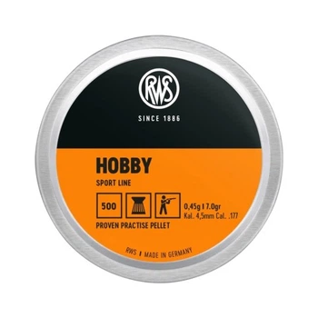 Пульки RWS Hobby 4,5 мм 0,45 г 500 шт (2136406) RWS 2136406 1049580
