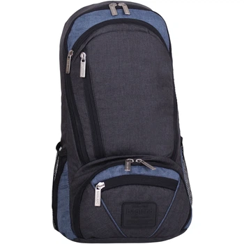 Рюкзак для ноутбука Bagland Granite 23 л 600D меланж черный/серый