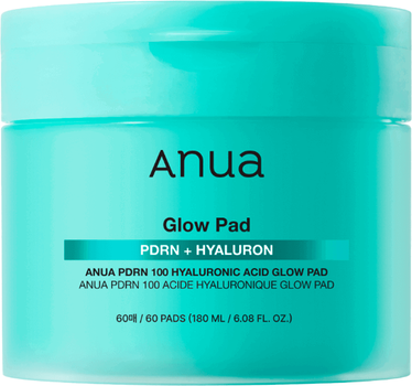 Тонер-пады ANUA PDRN 100 Hyaluronic Acid Glow Pad увлажняющие с гиалуроновой кислотой и PDRN 60 шт (8809640738241)