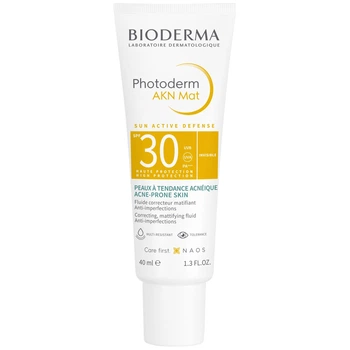 Матувальний флюїд для обличчя Bioderma Photoderm AKN Mat Correcting, Mattifying Fluid SPF 30, 40 мл