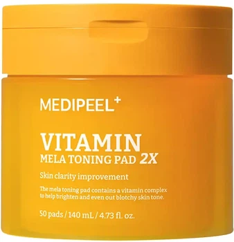 Тонер-пады MEDIPEEL Vitamin Mela Toning Pad 2X витаминные тонизирующие 50 шт (8809941823707)