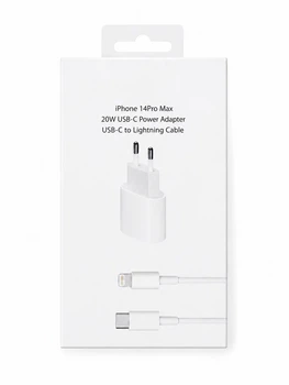 Блок для быстрой зарядки iPhone 20W USB-C адаптер 20 ВТ айфон+кабель 1м