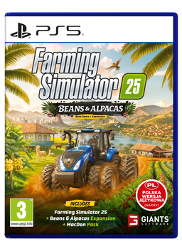 Гра PS5 Farming Simulator 25: Beans & Alpacas Edition (Blu-ray диск) (4064635550787)