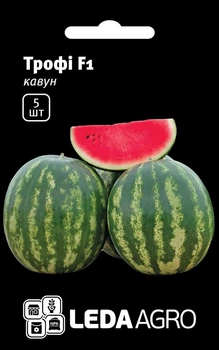 Насіння АРБУЗ ТРОФИ 5ШТ \КРУГЛЫЙ\