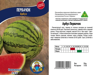 Насіння Кавун ПЕРВАЧЕК 10 г