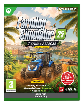 Гра XSX Farming Simulator 25: Beans & Alpacas Edition (Blu-ray диск) (4064635510811)