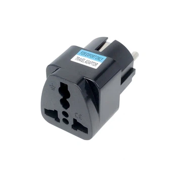 Переходник US/UK/AU to EU Dynamode (EU Adapter black) (346860)