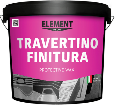 Воск ELEMENT Decor TRAVERTINO FINITURA 5 л