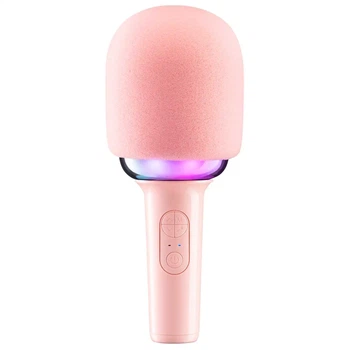 Мікрофон для караоке Fifine E2P Wireless Pink (E2P), Bluetooth, акумулятор, портативний, рожевий