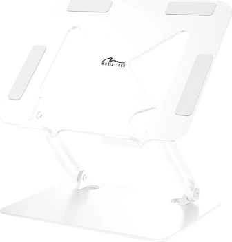 Подставка для ноутбука Media-Tech Laptop Stand 10-17" Aluminum Alloy White (MT2661W)