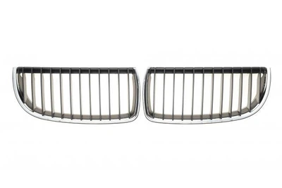 Решетка радиатора BMW 3 (E90) 04-08 (чёрный хром) (к-кт) 7065117 , Abakus