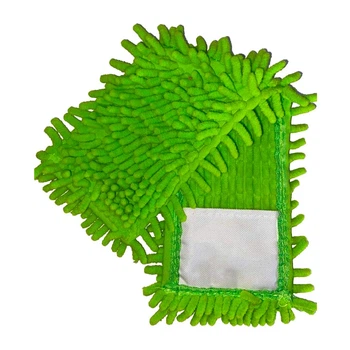 Насадка для швабры Eco Fabric 1000 пальцев 10*44 см зеленая