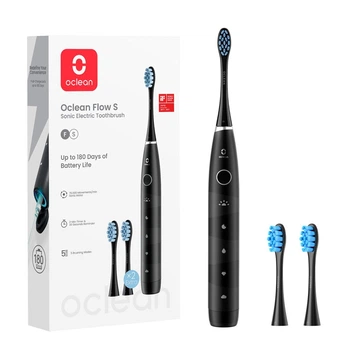 Зубная щетка Oclean Flow S Electric Toothbrush Black (6970810557343)