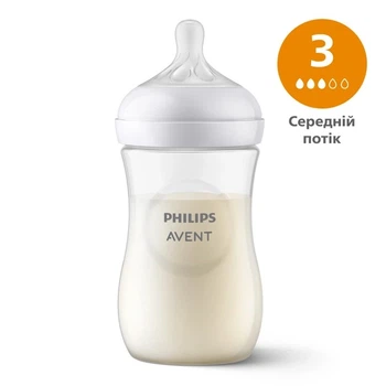 Бутылочка для кормления Philips Avent Natural Response Естественный поток 260 мл 1 шт. SCY903/01 (8710103989639)