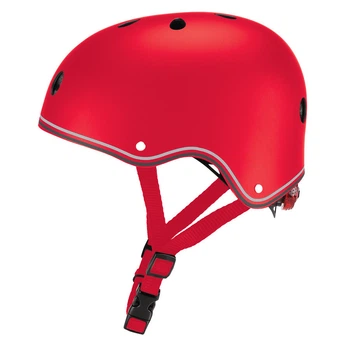 Детский защитный шлем с подсветкой Globber Red (48-53 см) XS/S (505-102)