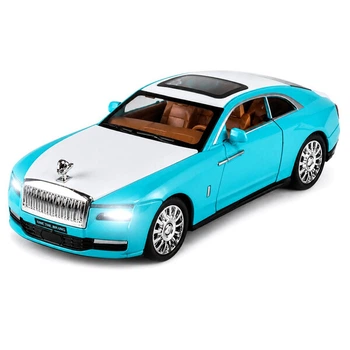 Машинка Rolls-Royce Spectre моделька игрушка металлическая коллекционная 15 см Бирюзовый (8377804)