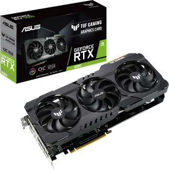 Відеокарта GeForce RTX 3060 12GB Asus TUF Gaming OC (TUF-RTX3060-O12G-GAMING) Б/В