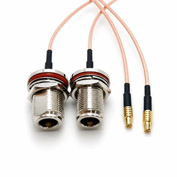 Антенный пигтейл MCX Male на N Type Female, кабель RG316 20 см для пульта DJI RC Plus