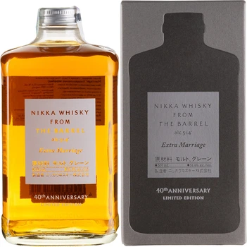 Віскі Nikka From The Barrel Extra Marriage 0.5 л 51.4% в подарунковій коробці (3700597368190)