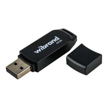 USB флеш-накопичувач Wibrand 64ГБ (серія Mink, колір чорний)