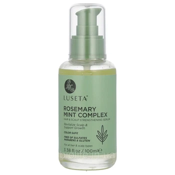 Luseta Beauty, комплекс с розмарином и мятой, укрепляющая сыворотка для волос и кожи головы, для всех типов, оригинал